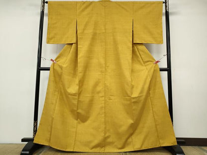 平和屋着物●上質な紬　霞文　正絹　逸品　CABI9619ut
