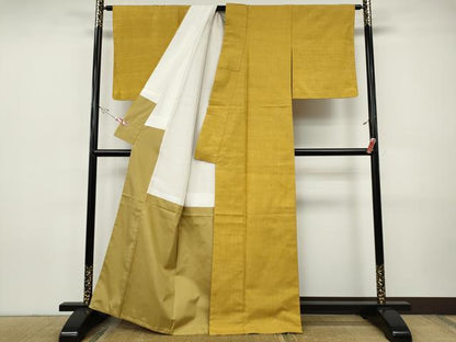 平和屋着物●上質な紬　霞文　正絹　逸品　CABI9619ut