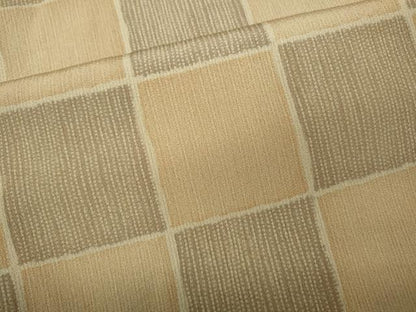 平和屋着物●上質な小紋　格子柄　正絹　逸品　CABI9642ut