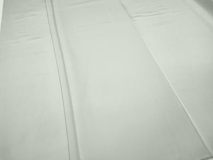 平和屋着物●上質な色無地　灰黄緑色　銀通し地　正絹　逸品　未使用　CABI9645ut