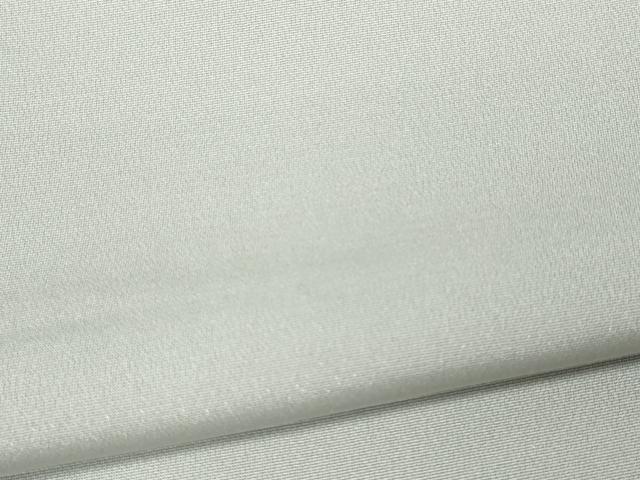 平和屋着物●上質な色無地　灰黄緑色　銀通し地　正絹　逸品　未使用　CABI9645ut
