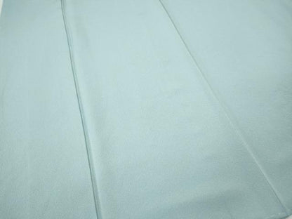 平和屋着物●上質な色無地　水色　正絹　逸品　未使用　CABI9652ut