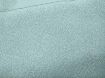 平和屋着物●上質な色無地　水色　正絹　逸品　未使用　CABI9652ut