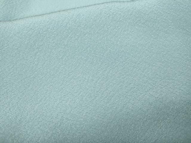 平和屋着物●上質な色無地　水色　正絹　逸品　未使用　CABI9652ut