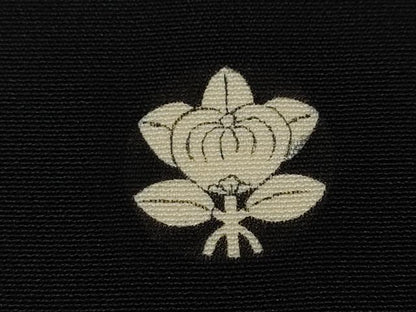 平和屋着物●豪華黒留袖　作家物　駒刺繍　束ね熨斗飛鶴花文　暈し染め　金彩　正絹　逸品　CABI9665ut