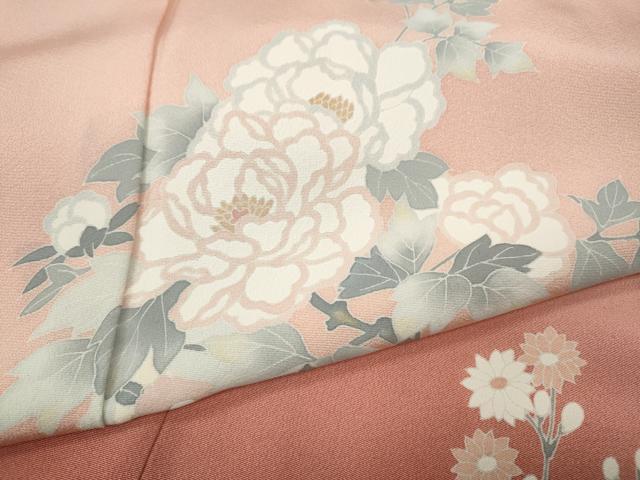 平和屋着物●訪問着　花籠文　暈し染め　正絹　逸品　CABI9666ut