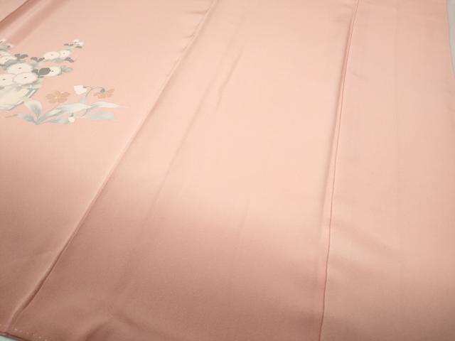 平和屋着物●訪問着　花籠文　暈し染め　正絹　逸品　CABI9666ut