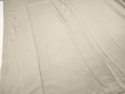 平和屋着物●松尾光琳　色無地　枯野色　鬼しぼ縮緬　正絹　逸品　CABI9674ut