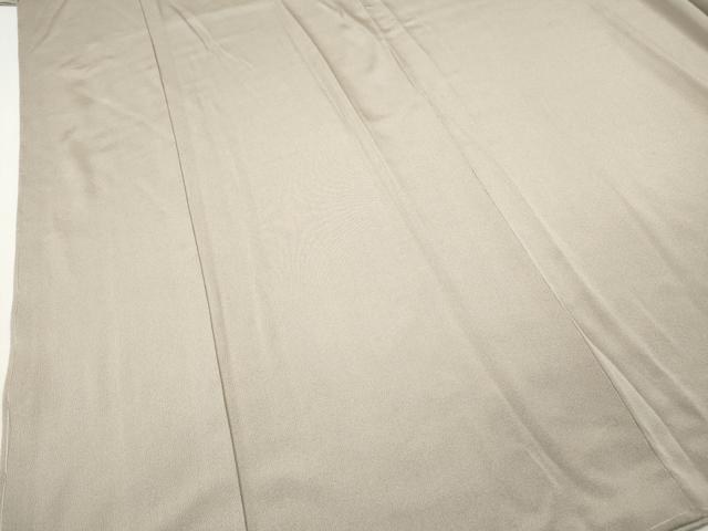 平和屋着物●松尾光琳　色無地　枯野色　鬼しぼ縮緬　正絹　逸品　CABI9674ut