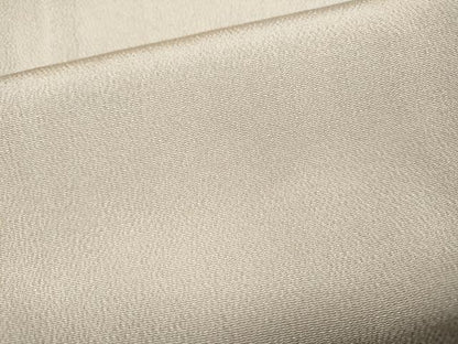 平和屋着物●松尾光琳　色無地　枯野色　鬼しぼ縮緬　正絹　逸品　CABI9674ut