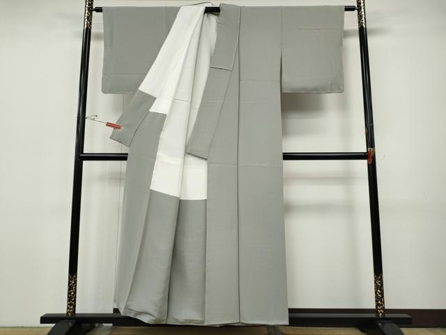 平和屋着物●上質な色無地　作家物　金コロイド　黄金媒染　超堅牢染　琥珀錦　潤色　証紙付き　正絹　逸品　未使用　CABI9677ut