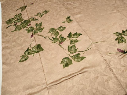平和屋着物●訪問着　蔦の葉花文　正絹　逸品　CABI9678ut