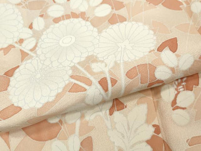 平和屋着物●訪問着　枝花文　正絹　逸品　CABI9681ut