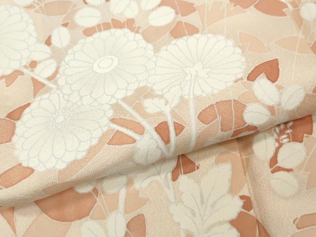平和屋着物●訪問着　枝花文　正絹　逸品　CABI9681ut