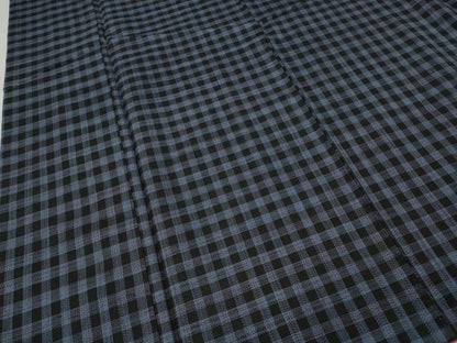 平和屋着物●本場大島紬　格子柄　正絹　逸品　CABI9690ut