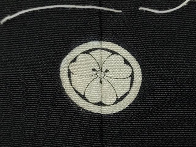 平和屋着物●豪華黒留袖　作家物　御所車鶴草花文　金銀彩　正絹　逸品　CABI9691ut