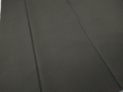 平和屋着物●上質な色無地　丼鼠色　お召縮緬　ほていや扱い　正絹　逸品　未使用　CABI9695ut