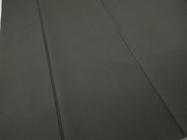 平和屋着物●上質な色無地　丼鼠色　お召縮緬　ほていや扱い　正絹　逸品　未使用　CABI9695ut