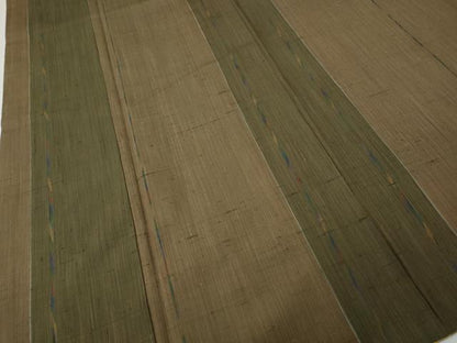 平和屋着物●上質な紬　間道　正絹　逸品　CABI9696ut