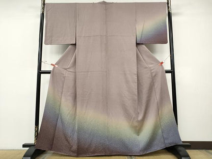 平和屋着物●訪問着　霞文　暈し染め　正絹　逸品　CABI9697ut