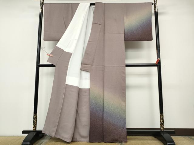 平和屋着物●訪問着　霞文　暈し染め　正絹　逸品　CABI9697ut