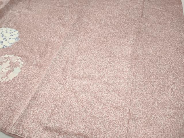 平和屋着物●訪問着　刺繍　草花丸文　正絹　逸品　CABI9698ut
