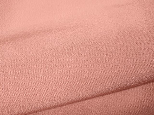 平和屋着物●上質な色無地　薄紅色　正絹　逸品　CABI9714ut