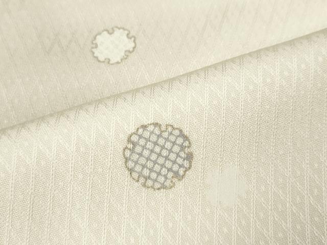 平和屋着物●上質な小紋　雪輪文　暈し染め　正絹　逸品　CABI9719ut