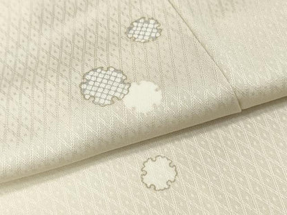 平和屋着物●上質な小紋　雪輪文　暈し染め　正絹　逸品　CABI9719ut