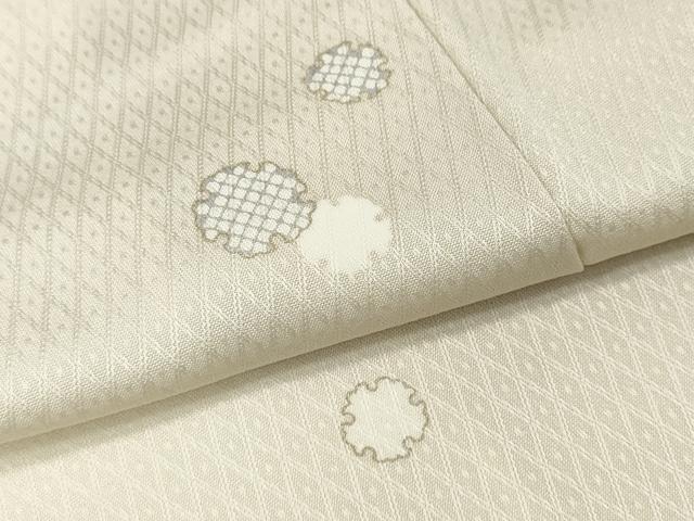 平和屋着物●上質な小紋　雪輪文　暈し染め　正絹　逸品　CABI9719ut