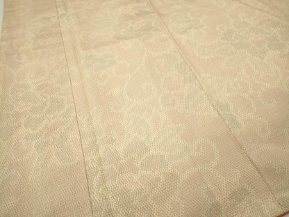 平和屋着物●本塩沢　110亀甲　花唐草文　正絹　逸品　CABI9725ut