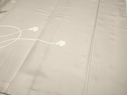 平和屋着物●訪問着　刺繍　花唐草文　金彩　正絹　逸品　CABI9733ut