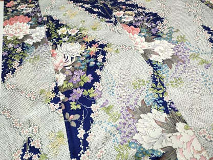 平和屋着物●上質な小紋　花籠文　金彩　やまと誂製　正絹　逸品　CABI9737ut