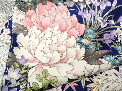 平和屋着物●上質な小紋　花籠文　金彩　やまと誂製　正絹　逸品　CABI9737ut