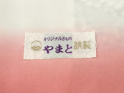 平和屋着物●上質な小紋　花籠文　金彩　やまと誂製　正絹　逸品　CABI9737ut