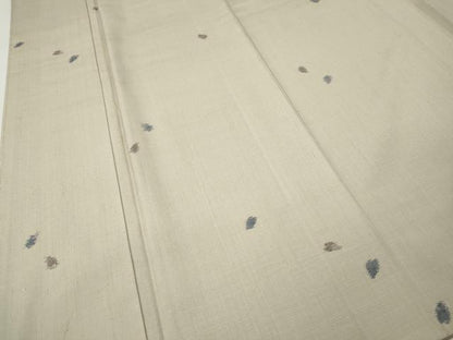 平和屋着物●上質な紬　舞桜文　正絹　逸品　未使用　CABI9744ut