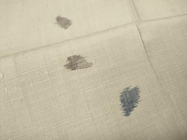 平和屋着物●上質な紬　舞桜文　正絹　逸品　未使用　CABI9744ut