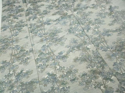 平和屋着物●本場大島紬　白大島　総絣　草木文　正絹　逸品　CABI9745ut