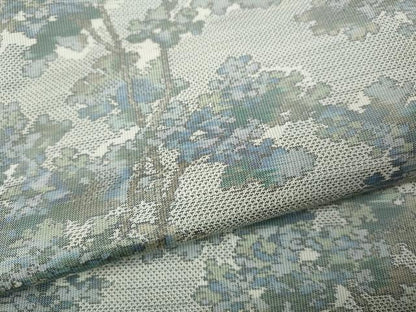 平和屋着物●本場大島紬　白大島　総絣　草木文　正絹　逸品　CABI9745ut