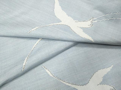 平和屋着物●本場大島紬　白大島　9マルキ　飛鶴文　正絹　逸品　CABI9749ut