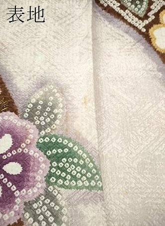 平和屋着物●豪華振袖　駒刺繍　絞り　道長舞花文　金彩　正絹　逸品　CABI9755ut