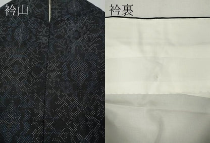 平和屋着物●本場大島紬　吉祥花文　正絹　逸品　CABI9757ut
