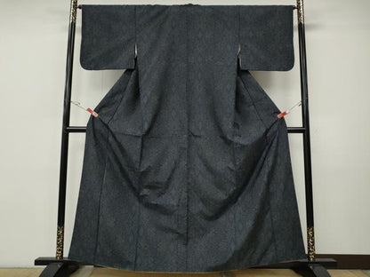 平和屋着物●本場大島紬　吉祥花文　正絹　逸品　CABI9757ut