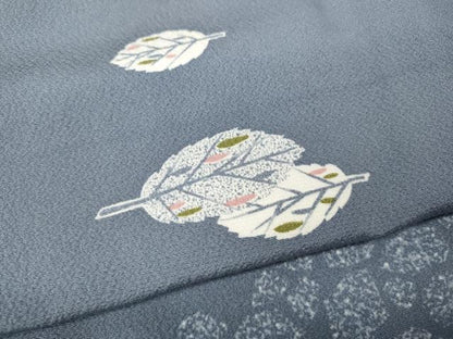 平和屋着物●上質な小紋　舞葉文　正絹　逸品　CABI9764ut