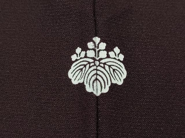 平和屋着物●松尾光琳　色無地　似せ紫色　健勝苑扱い　正絹　逸品　CABI9768ut