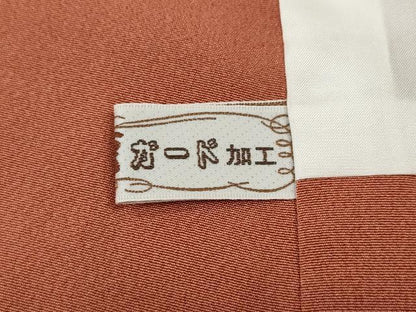 平和屋着物●訪問着　鹿の子舞花文　暈し染め　金彩　正絹　逸品　CABI9769ut