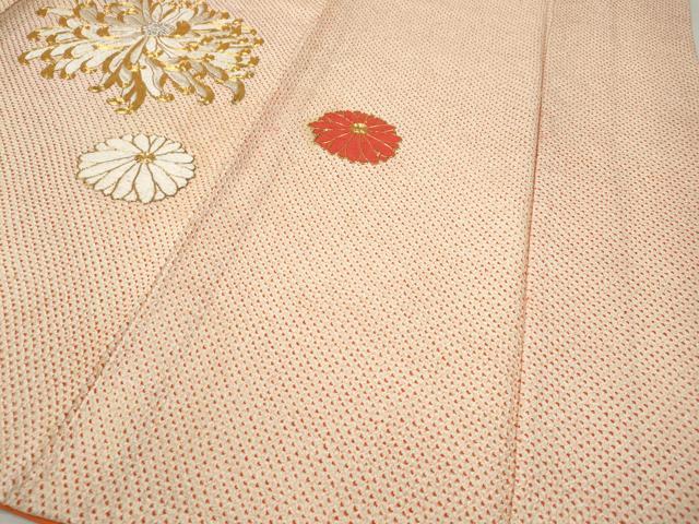平和屋着物●豪華振袖　駒刺繍　絞り　乱菊　舞花文　正絹　逸品　CABI9787ut
