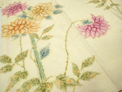 平和屋着物●豪華振袖　総絞り　枝花文　正絹　逸品　CABI9788ut