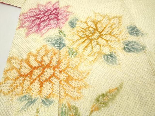 平和屋着物●豪華振袖　総絞り　枝花文　正絹　逸品　CABI9788ut