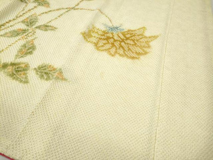 平和屋着物●豪華振袖　総絞り　枝花文　正絹　逸品　CABI9788ut